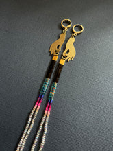 Load image into Gallery viewer, OCH Rainbow Tila Slim Earrings 2398
