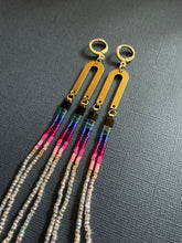 Load image into Gallery viewer, OCH Rainbow Tila Earrings 2399
