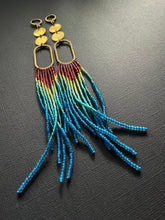 Load image into Gallery viewer, Beaded Fringe Earrings 2401
