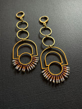 Load image into Gallery viewer, Beaded Drop Earrings 2409
