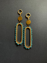 Load image into Gallery viewer, Beaded Drop Earrings 2411

