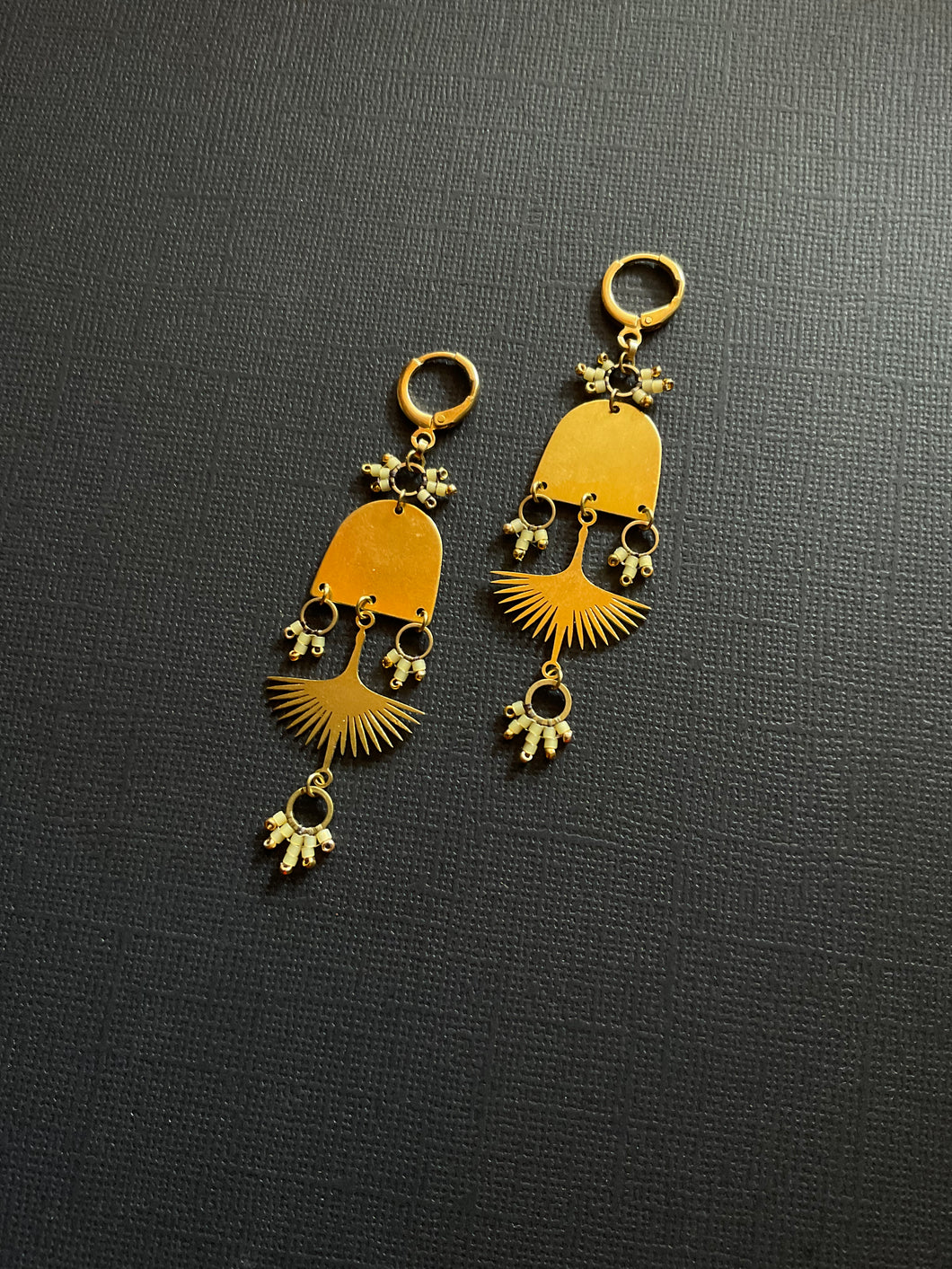 Beaded Drop Earrings 2413