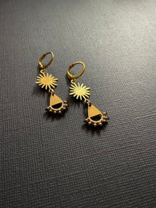 Beaded Drop Earrings 2416