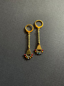 Beaded Drop Earrings 2417