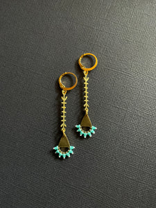 Beaded Drop Earrings 2418