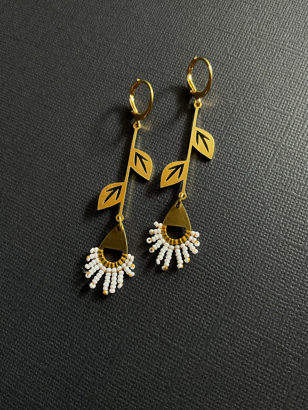 Beaded Drop Earrings 2419