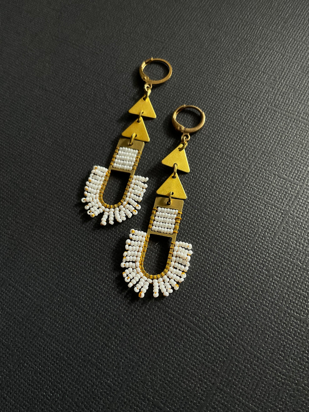 Beaded Drop Earrings 2423