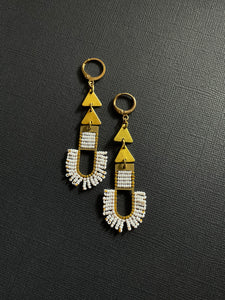 Beaded Drop Earrings 2423