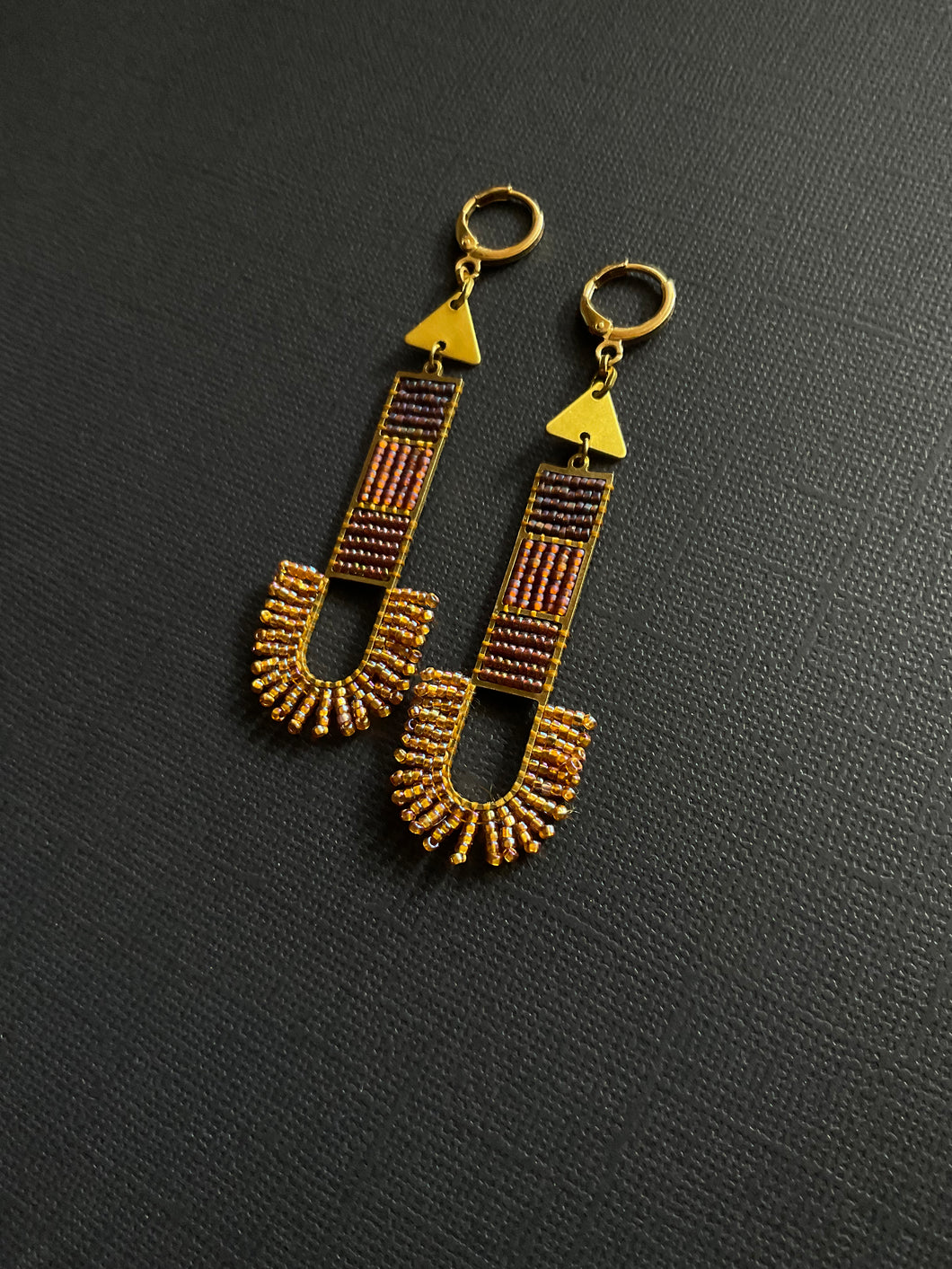 Beaded Drop Earrings 2424
