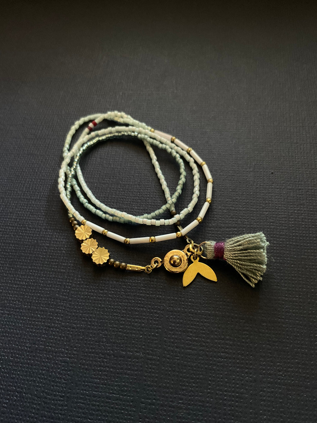 Simple Beaded Necklace 2432