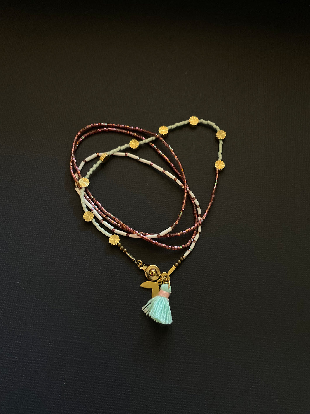 Simple Beaded Necklace 2451