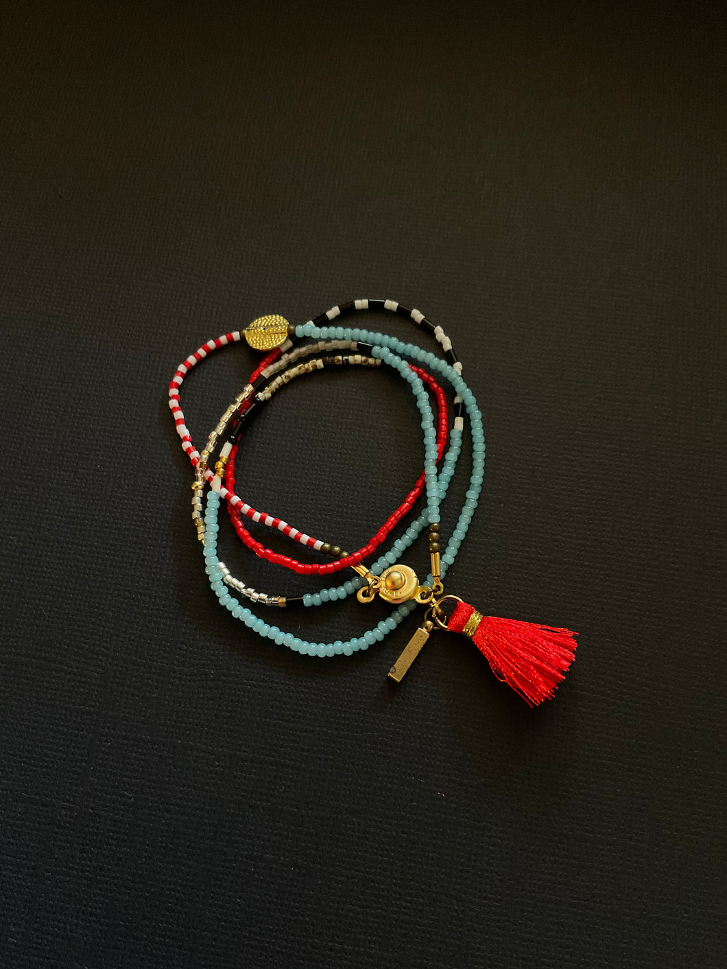 Simple Beaded Necklace 2453