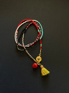 Simple Beaded Necklace 2457