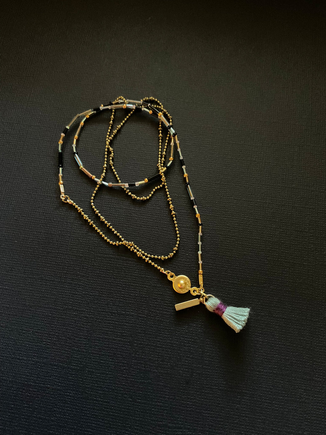 Simple Beaded Necklace 2459