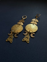 Load image into Gallery viewer, Brass Drop Earrings 2460
