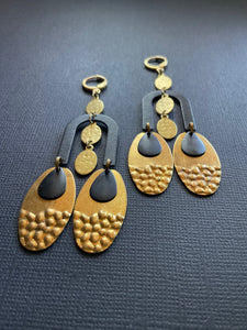 Brass Drop Earrings 2505