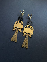 Load image into Gallery viewer, Brass Drop Earrings 2507
