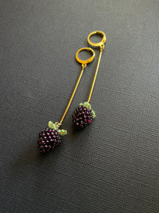 Blackberry Drop Earrings 2514
