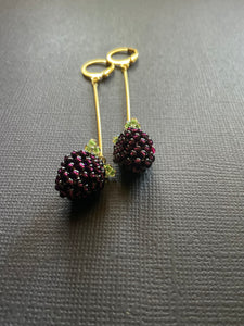 Blackberry Drop Earrings 2514