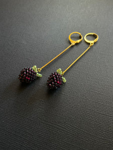 Blackberry Drop Earrings 2515