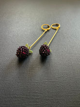 Load image into Gallery viewer, Blackberry Drop Earrings 2515

