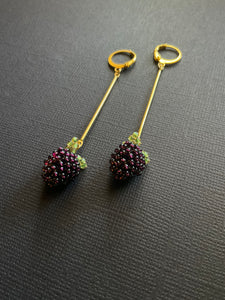 Blackberry Drop Earrings 2516