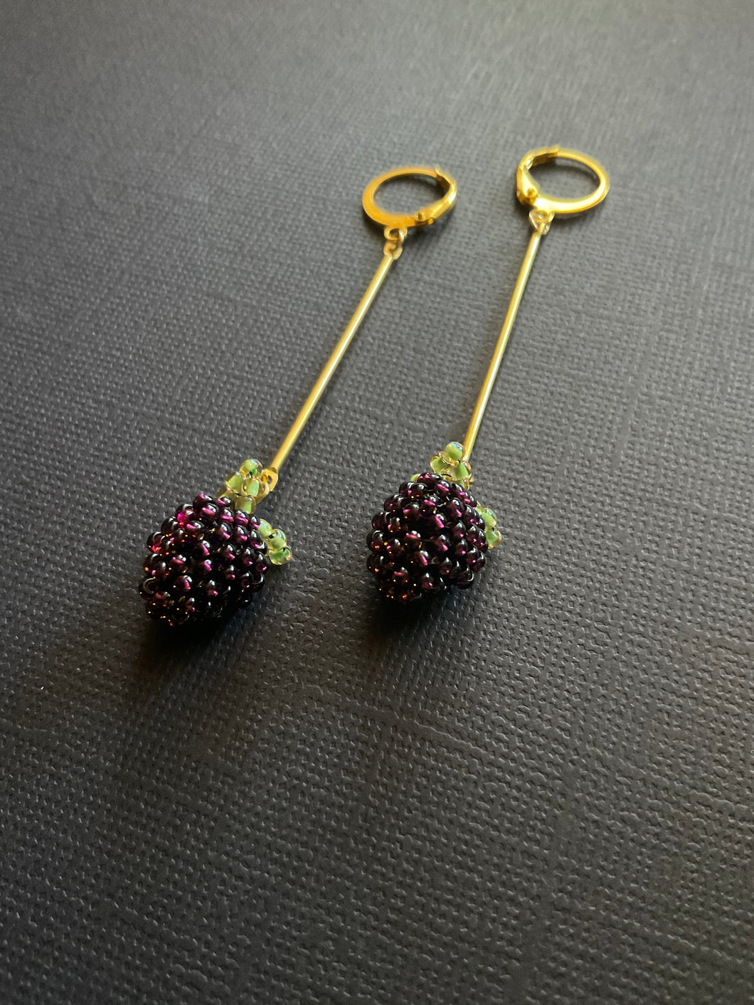Blackberry Drop Earrings 2516