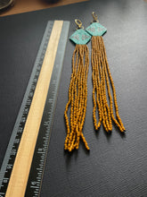 Load image into Gallery viewer, Beaded Fringe Earrings 2788
