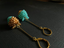 Load image into Gallery viewer, Gold-dipped Berry Earrings 2813
