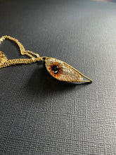 Load image into Gallery viewer, Beaded eye pendant 2852
