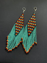 Load image into Gallery viewer, Beaded Fringe Earrings 2931
