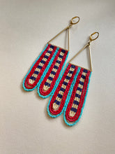 Load image into Gallery viewer, Beaded Fringe Earrings 2952
