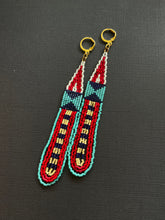 Load image into Gallery viewer, Beaded Fringe Earrings 2953
