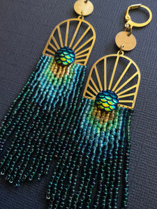 OCH Peacock Earrings 3025