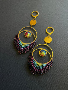 OCH Peacock Earrings 3026