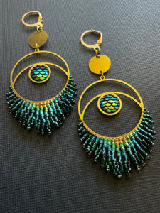 OCH Peacock Earrings 3027