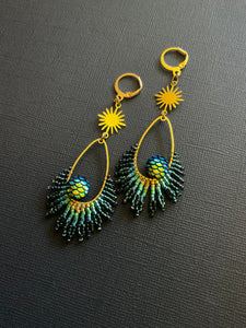 OCH Peacock Earrings 3029
