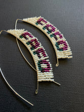 Load image into Gallery viewer, FAFO Beaded Fringe earring 3036
