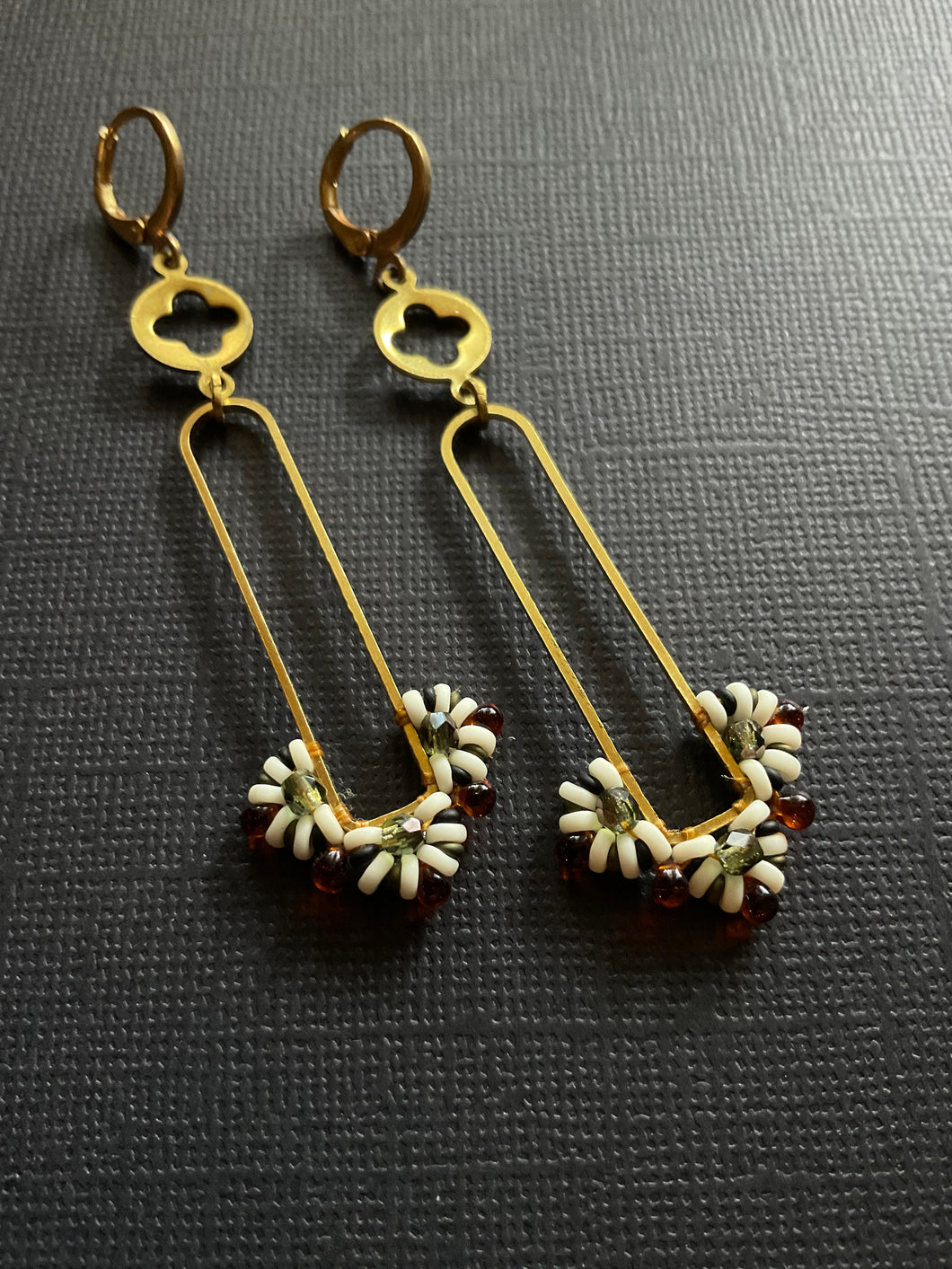 Beaded Drop Earrings 3215