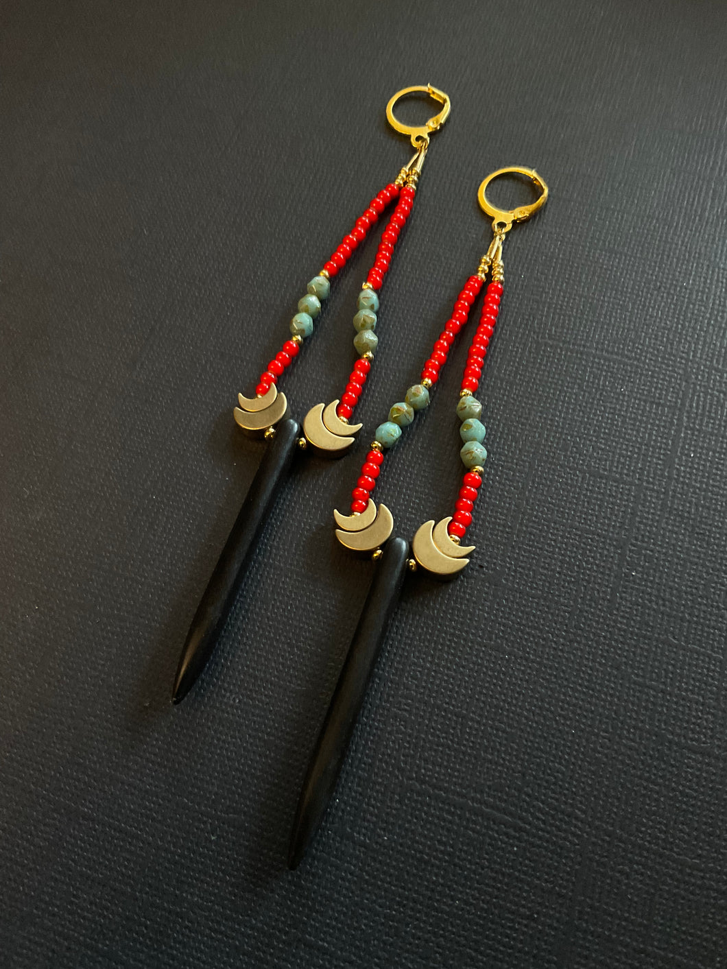 Beaded Drop Earrings 3291
