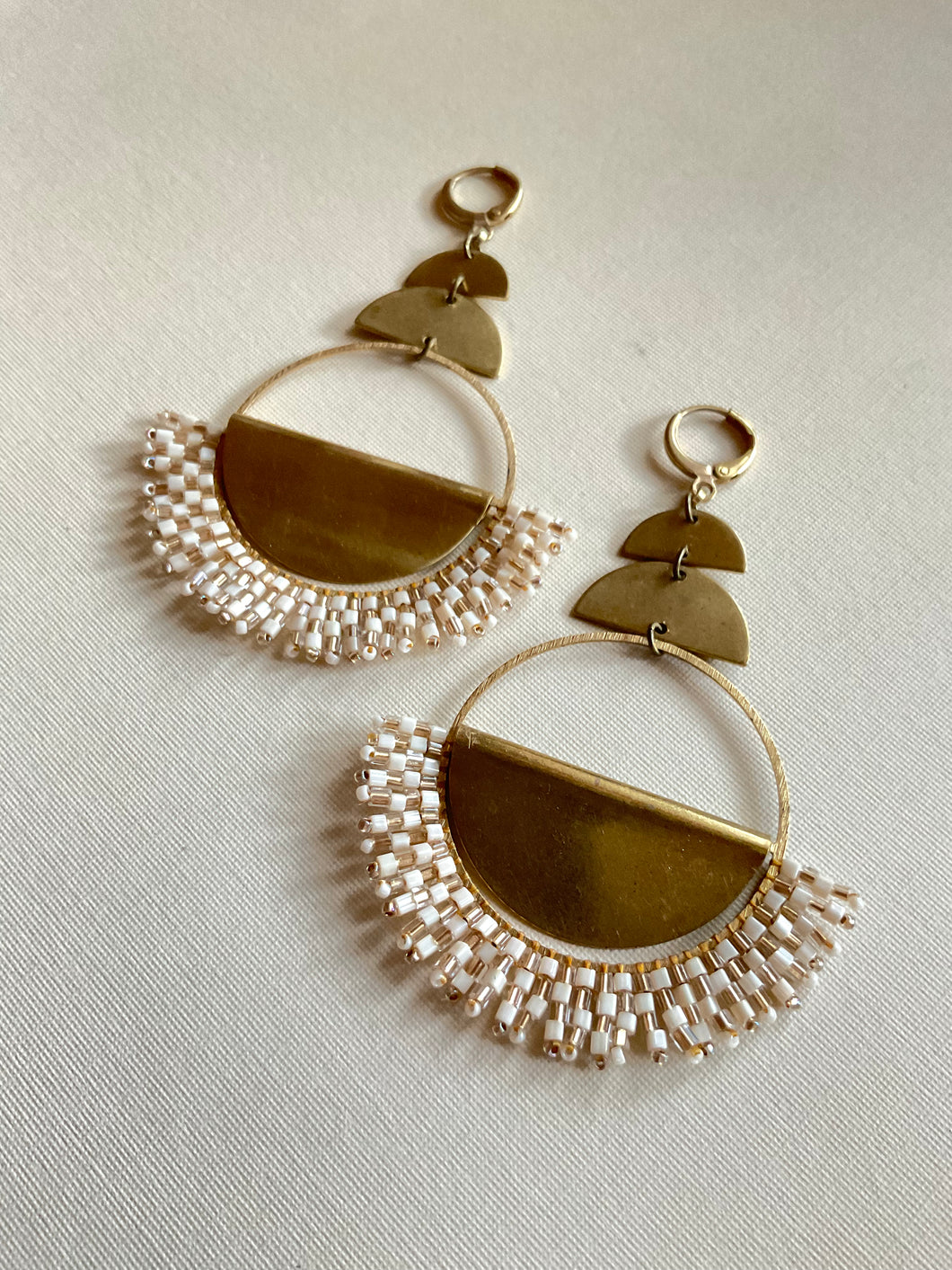 Beaded Drop Earrings 3678