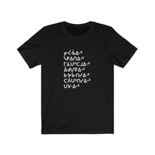 Load image into Gallery viewer, Seven Grandfather Teachings - Ojibwe Syllabics
