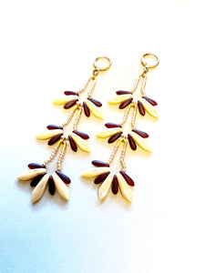 Orchid Pin Drop Earrings 1805