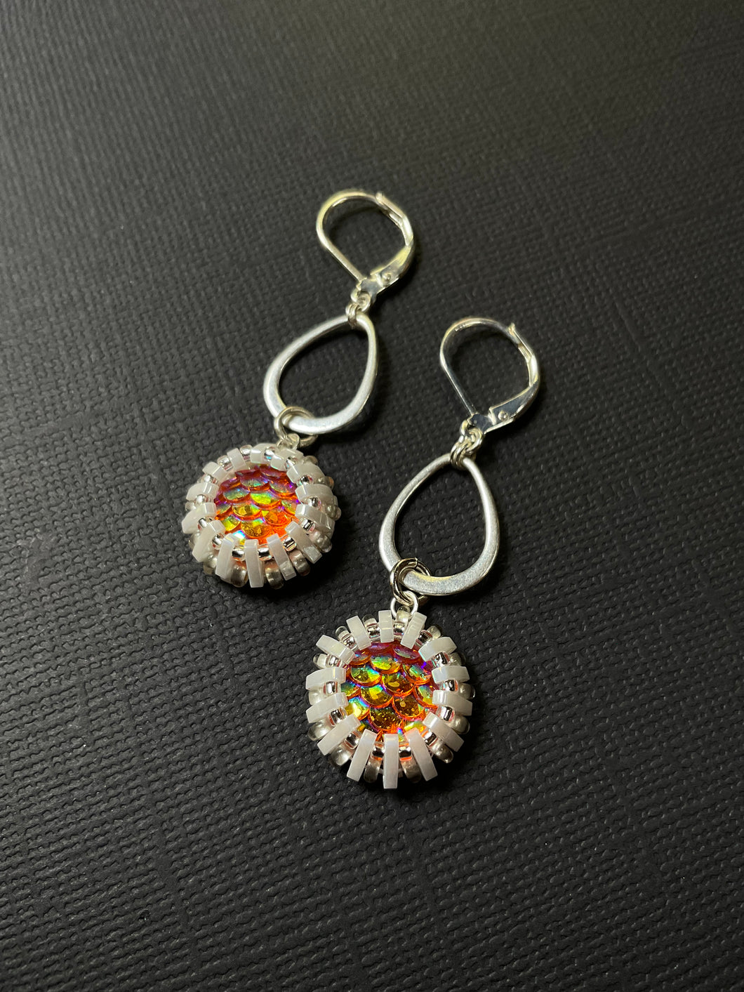 Beaded Drop Earrings 2049